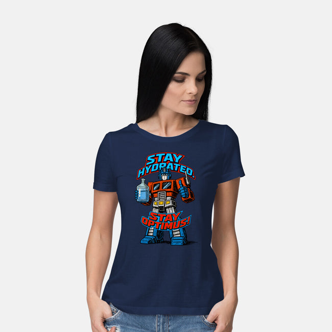 Stay Optimus-Womens-Basic-Tee-RL76