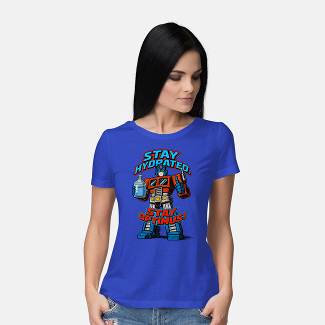 Stay Optimus-Womens-Basic-Tee-RL76