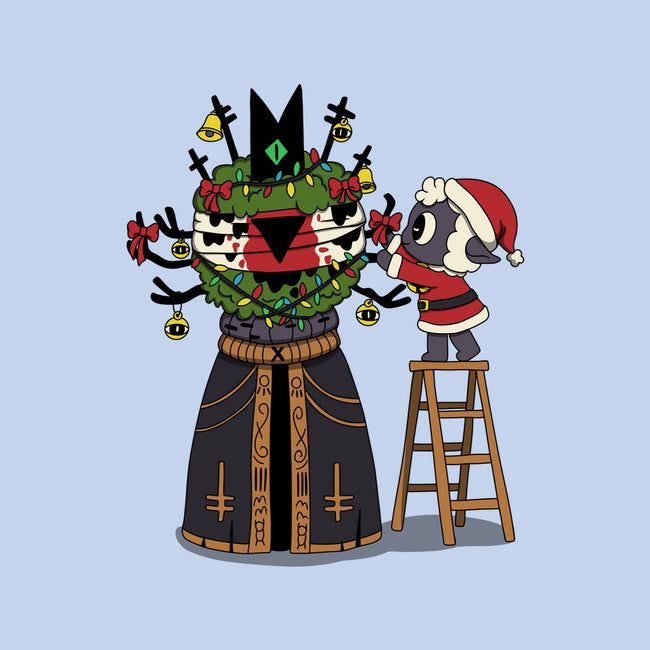 Santa’s Little Cultist-None-Fleece-Blanket-Loobs