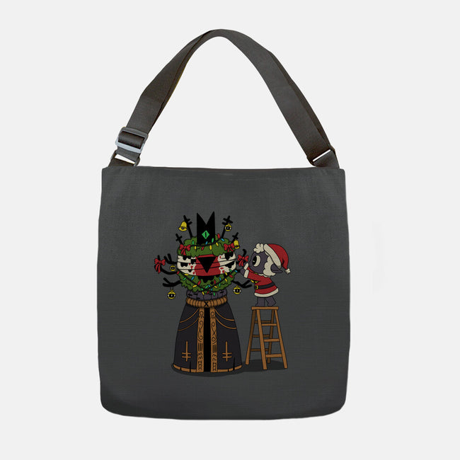 Santa’s Little Cultist-None-Adjustable Tote-Bag-Loobs