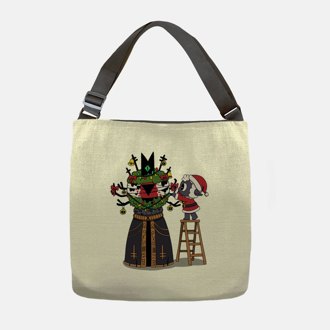 Santa’s Little Cultist-None-Adjustable Tote-Bag-Loobs