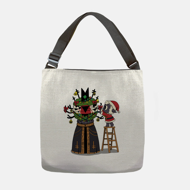 Santa’s Little Cultist-None-Adjustable Tote-Bag-Loobs