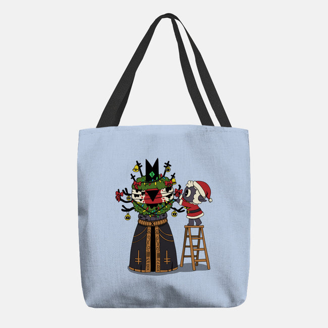 Santa’s Little Cultist-None-Basic Tote-Bag-Loobs