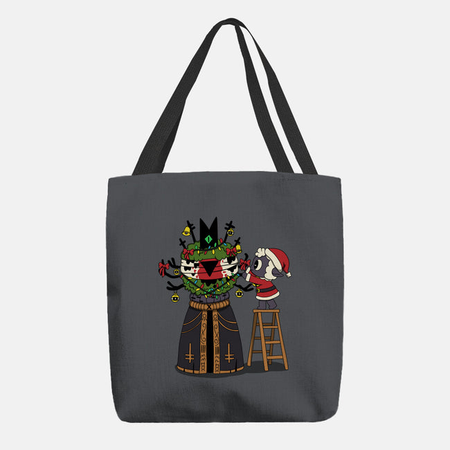 Santa’s Little Cultist-None-Basic Tote-Bag-Loobs