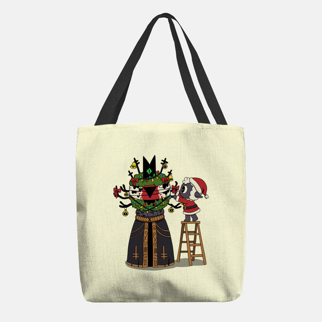 Santa’s Little Cultist-None-Basic Tote-Bag-Loobs
