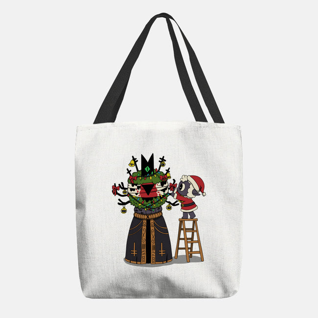 Santa’s Little Cultist-None-Basic Tote-Bag-Loobs