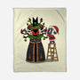 Santa’s Little Cultist-None-Fleece-Blanket-Loobs