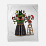 Santa’s Little Cultist-None-Fleece-Blanket-Loobs