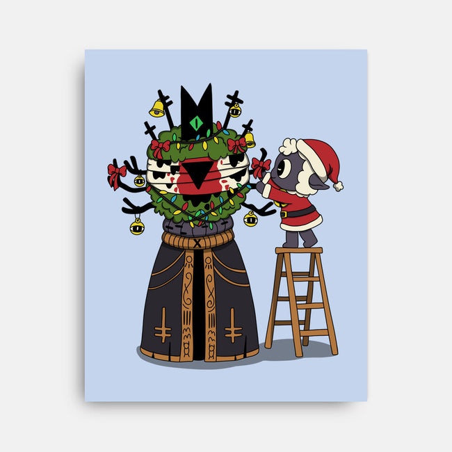 Santa’s Little Cultist-None-Stretched-Canvas-Loobs