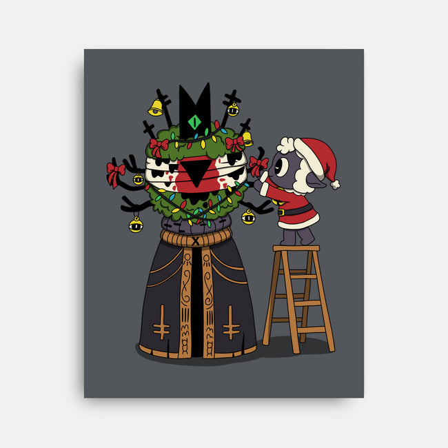 Santa’s Little Cultist-None-Stretched-Canvas-Loobs