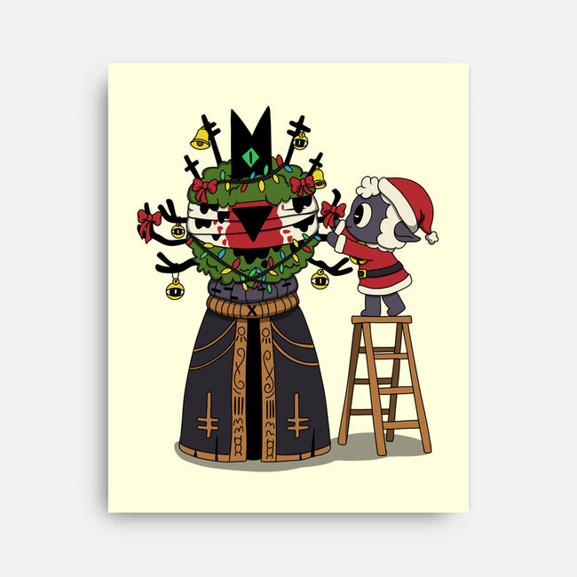 Santa’s Little Cultist-None-Stretched-Canvas-Loobs