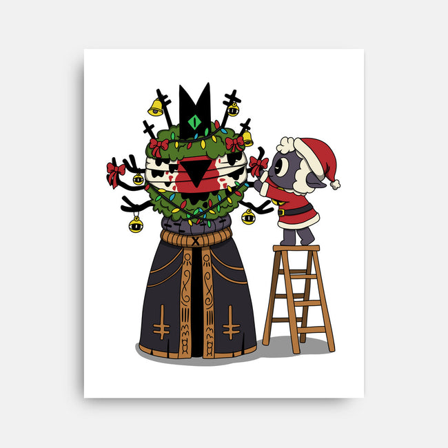 Santa’s Little Cultist-None-Stretched-Canvas-Loobs