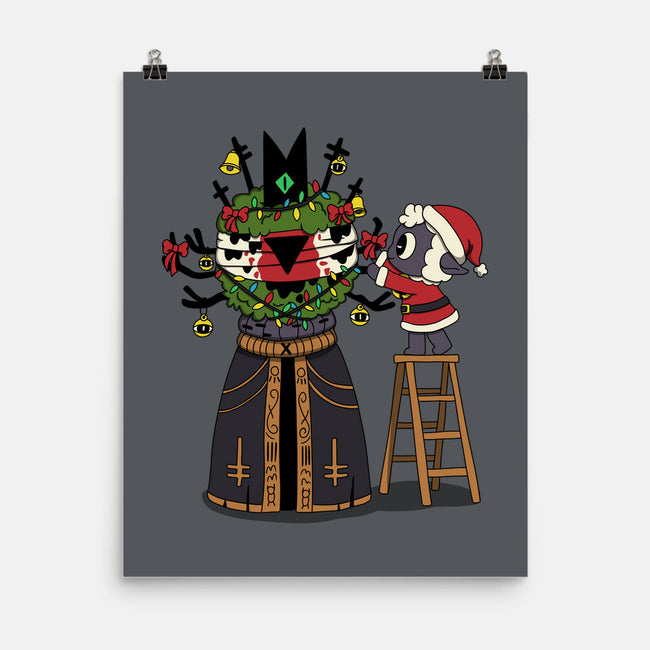 Santa’s Little Cultist-None-Matte-Poster-Loobs