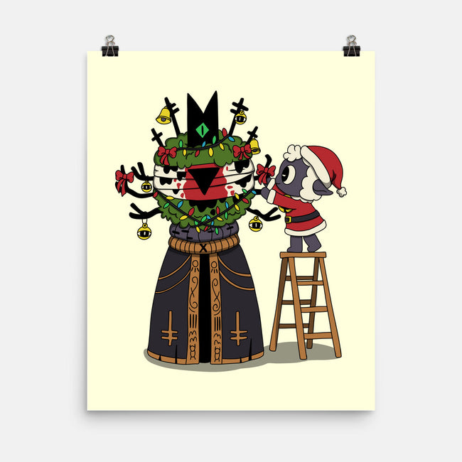 Santa’s Little Cultist-None-Matte-Poster-Loobs