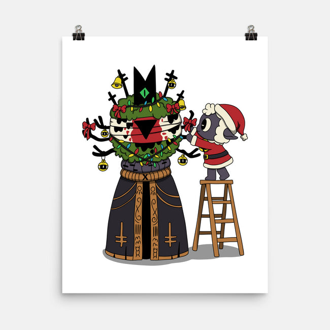Santa’s Little Cultist-None-Matte-Poster-Loobs