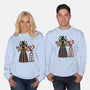 Santa’s Little Cultist-Unisex-Crew Neck-Sweatshirt-Loobs