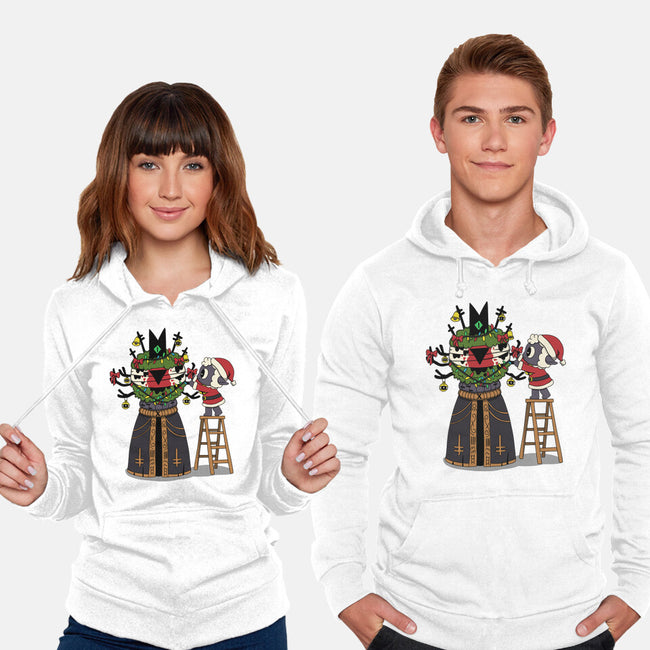 Santa’s Little Cultist-Unisex-Pullover-Sweatshirt-Loobs