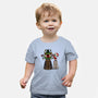 Santa’s Little Cultist-Baby-Basic-Tee-Loobs