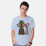 Santa’s Little Cultist-Mens-Basic-Tee-Loobs