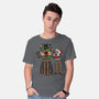 Santa’s Little Cultist-Mens-Basic-Tee-Loobs