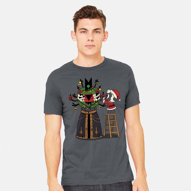 Santa’s Little Cultist-Mens-Heavyweight-Tee-Loobs