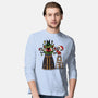 Santa’s Little Cultist-Mens-Long Sleeved-Tee-Loobs