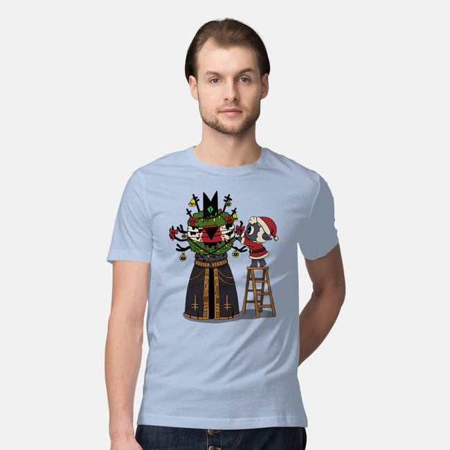 Santa’s Little Cultist-Mens-Premium-Tee-Loobs