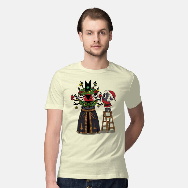 Santa’s Little Cultist-Mens-Premium-Tee-Loobs