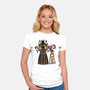 Santa’s Little Cultist-Womens-Fitted-Tee-Loobs