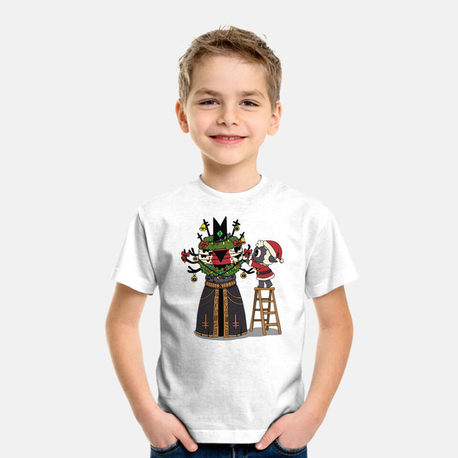 Santa’s Little Cultist-Youth-Basic-Tee-Loobs