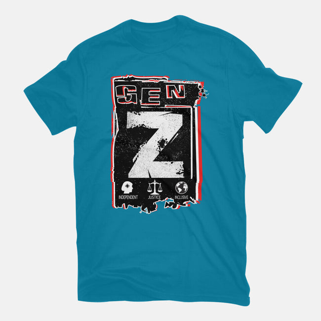 Gen Z Digital Natives-Womens-Fitted-Tee-palmstreet