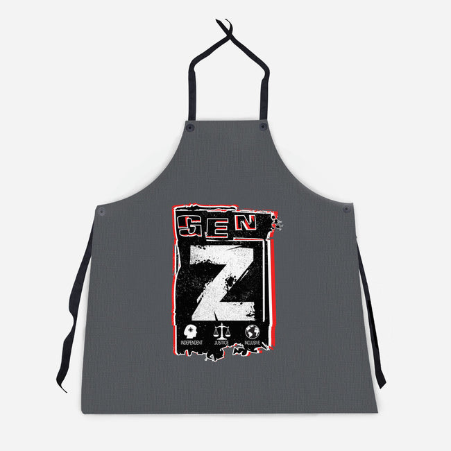 Gen Z Digital Natives-Unisex-Kitchen-Apron-palmstreet