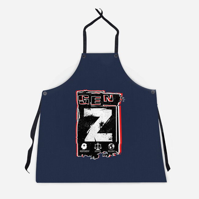 Gen Z Digital Natives-Unisex-Kitchen-Apron-palmstreet