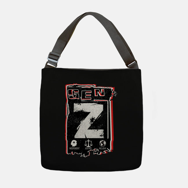 Gen Z Digital Natives-None-Adjustable Tote-Bag-palmstreet