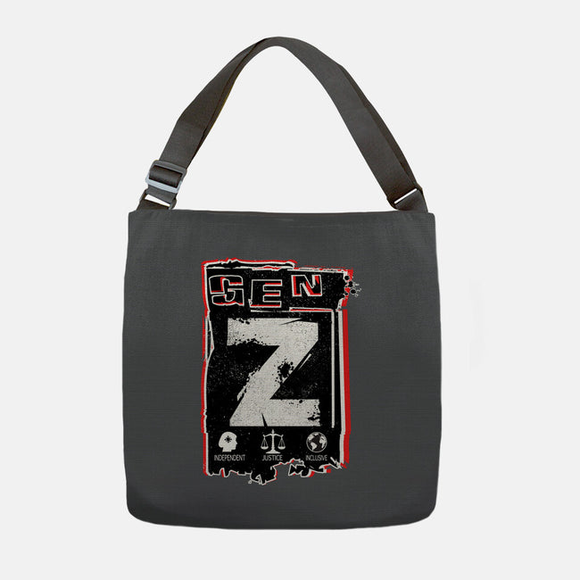 Gen Z Digital Natives-None-Adjustable Tote-Bag-palmstreet