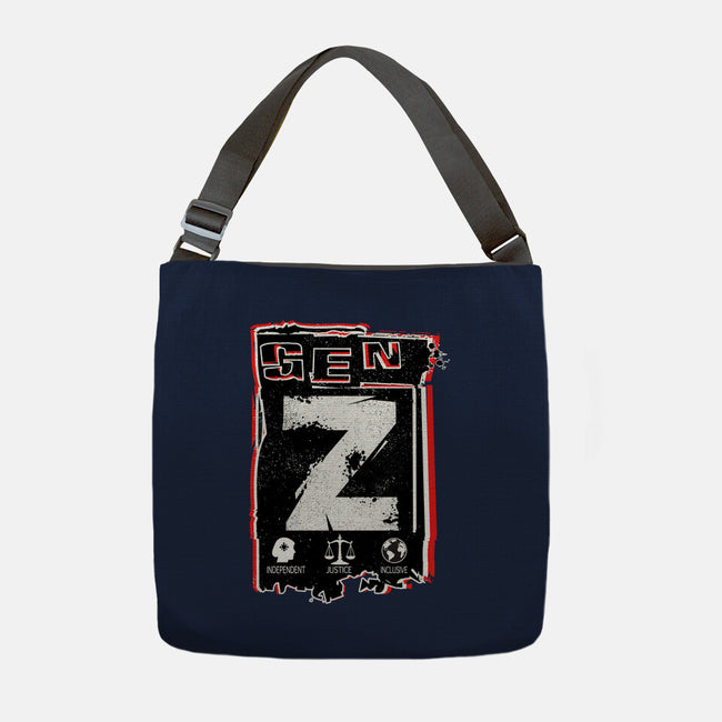 Gen Z Digital Natives-None-Adjustable Tote-Bag-palmstreet