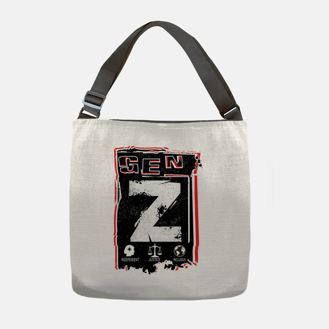 Gen Z Digital Natives-None-Adjustable Tote-Bag-palmstreet