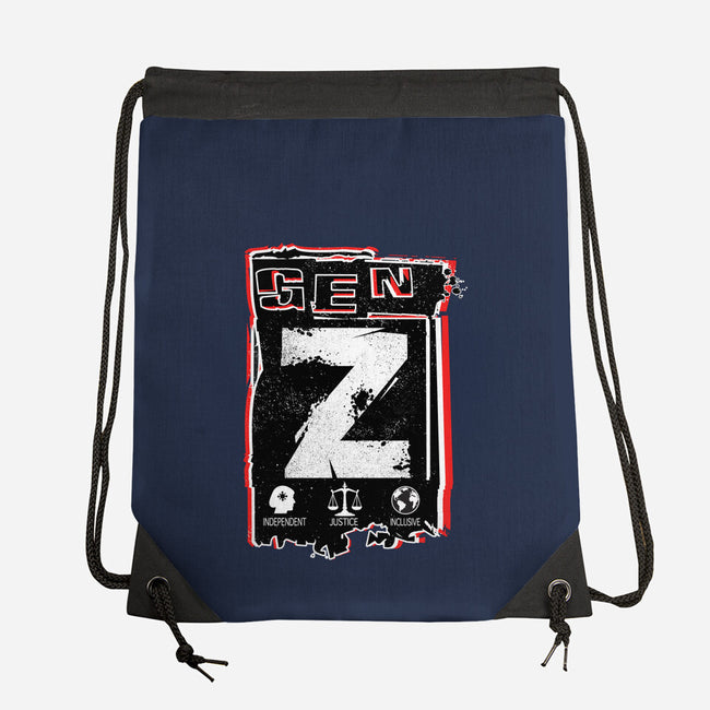 Gen Z Digital Natives-None-Drawstring-Bag-palmstreet