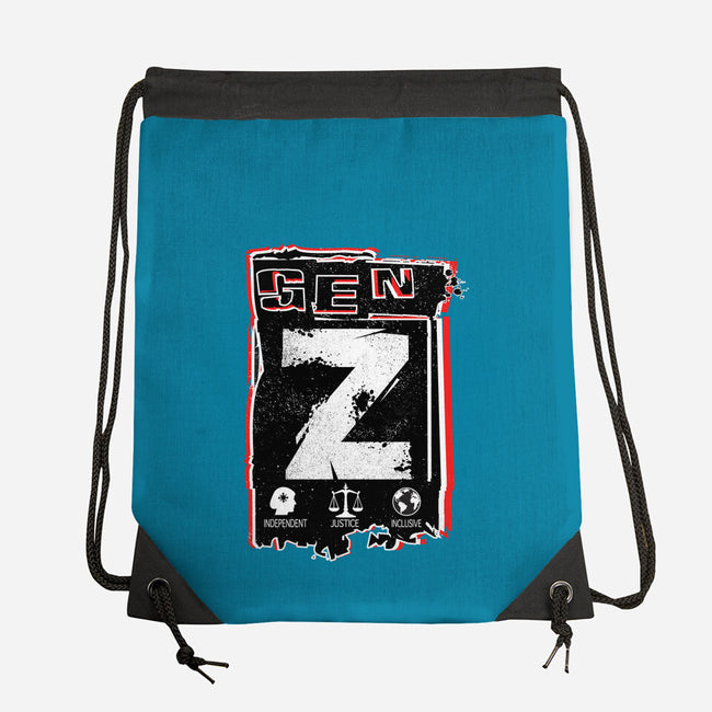 Gen Z Digital Natives-None-Drawstring-Bag-palmstreet