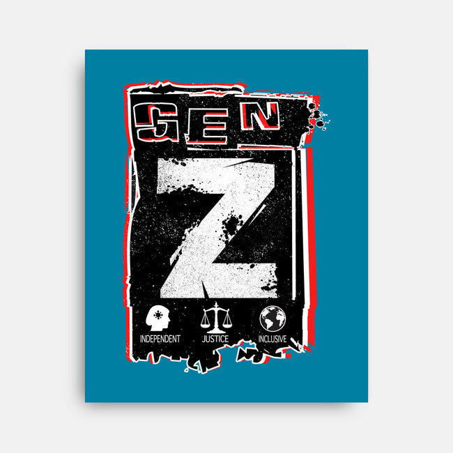 Gen Z Digital Natives-None-Stretched-Canvas-palmstreet