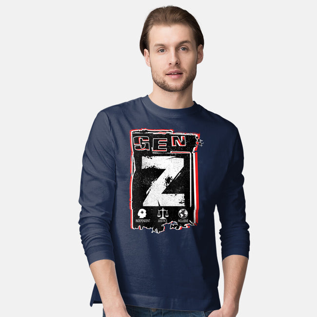Gen Z Digital Natives-Mens-Long Sleeved-Tee-palmstreet