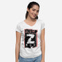 Gen Z Digital Natives-Womens-V-Neck-Tee-palmstreet