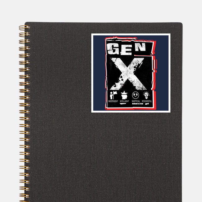 X Marks The Spot Gen X-None-Glossy-Sticker-palmstreet