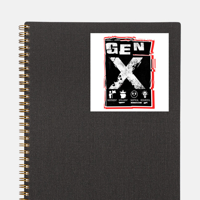 X Marks The Spot Gen X-None-Glossy-Sticker-palmstreet