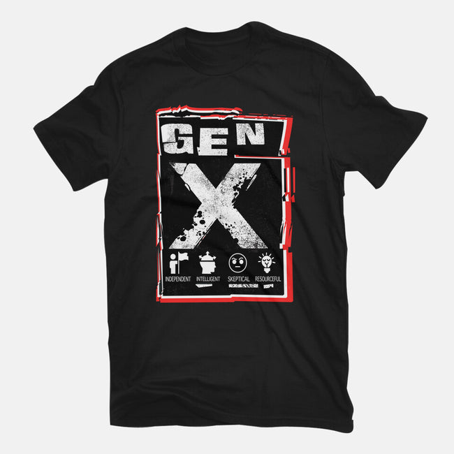 X Marks The Spot Gen X-Womens-Fitted-Tee-palmstreet