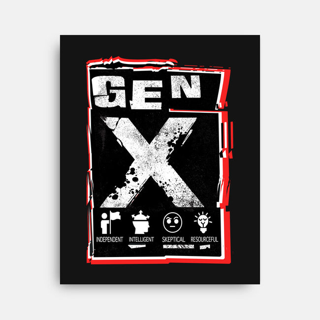 X Marks The Spot Gen X-None-Stretched-Canvas-palmstreet
