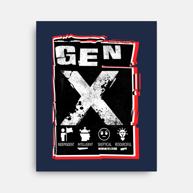 X Marks The Spot Gen X-None-Stretched-Canvas-palmstreet