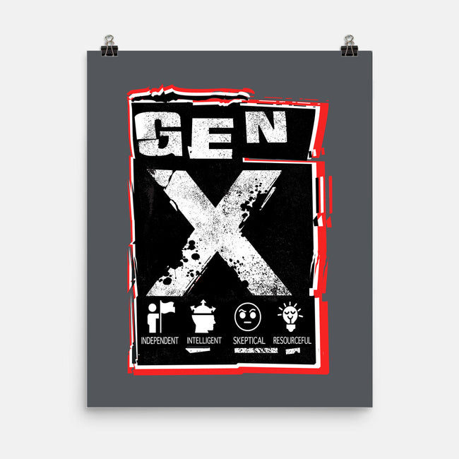 X Marks The Spot Gen X-None-Matte-Poster-palmstreet