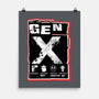 X Marks The Spot Gen X-None-Matte-Poster-palmstreet