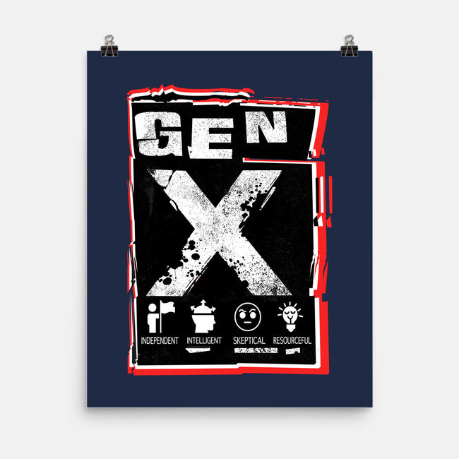 X Marks The Spot Gen X-None-Matte-Poster-palmstreet